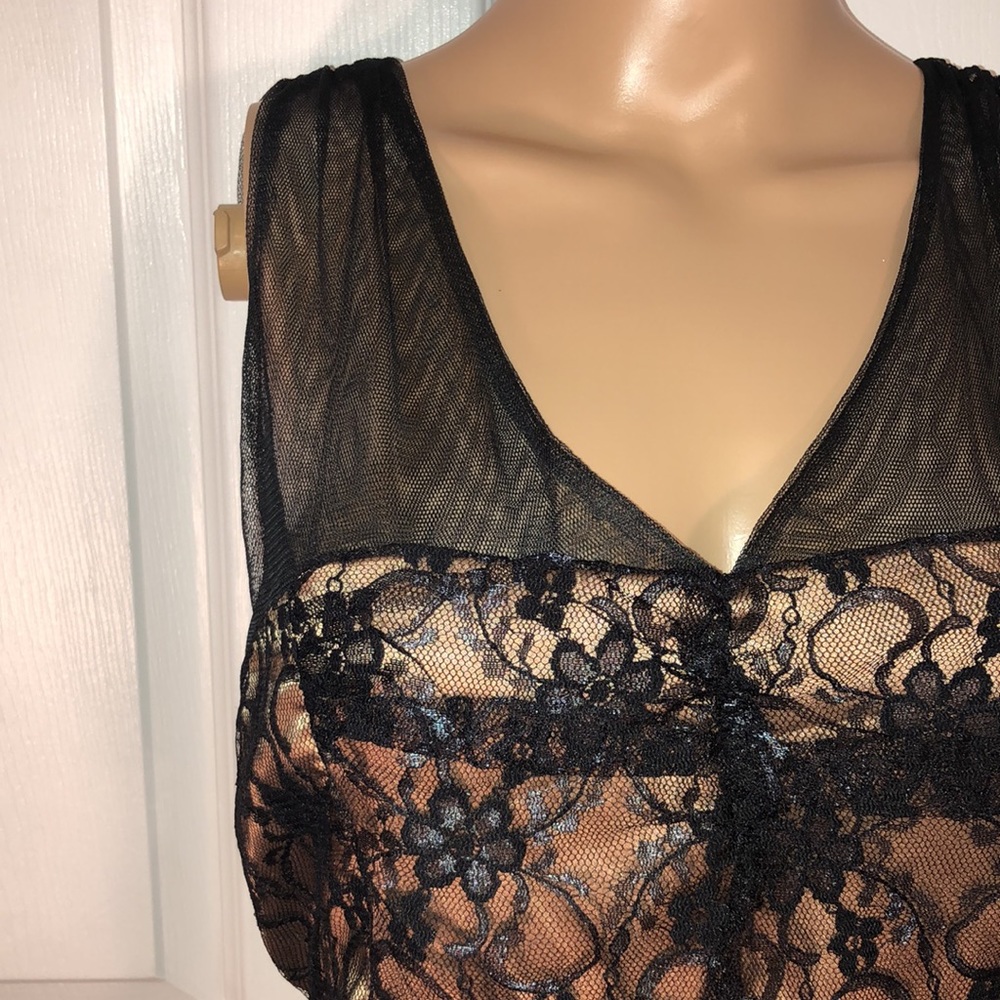 Apollo Black/Brown Lace Dress. NWT. M - Picture 2 of 8